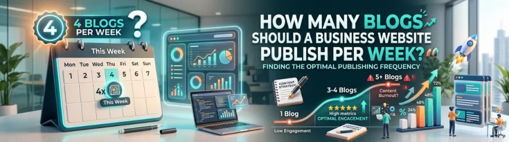 how many blogs publish per week