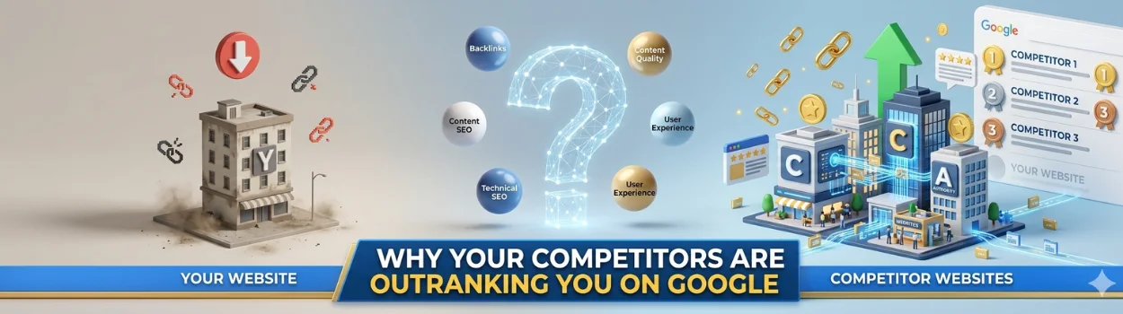 why competitors outranking me Google