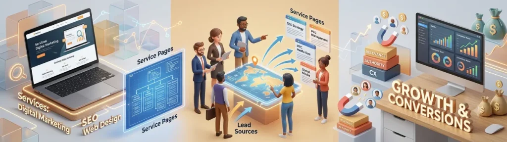 Dedicated Service Pages Website