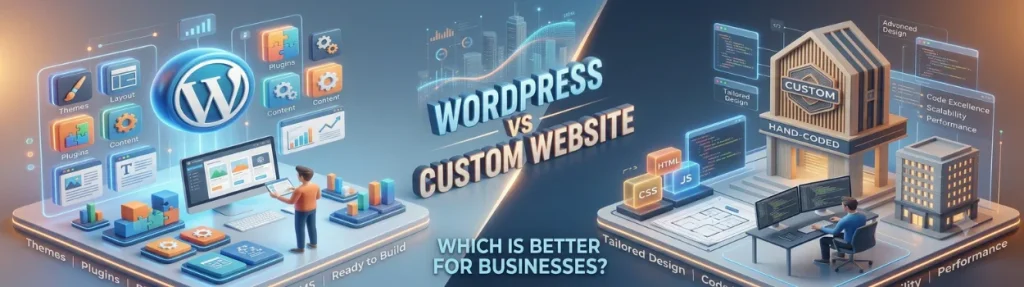 WordPress vs Custom Website Which Is Better for Businesses
