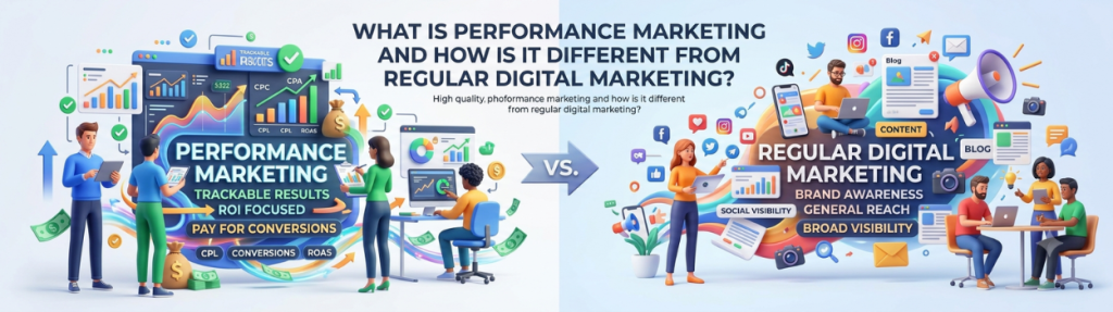 What Is Performance Marketing and How Is It Different from Regular Digital Marketing