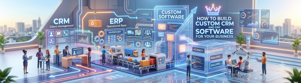 How to Build Custom CRM and ERP Software for Your Business